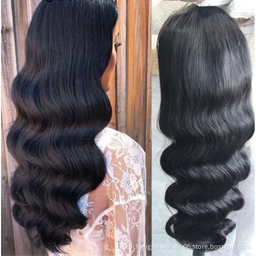 2021 new fashion body wave pure mink human hair wigs lace front wig wholesale price brazilian virgin hair transparent lace wig